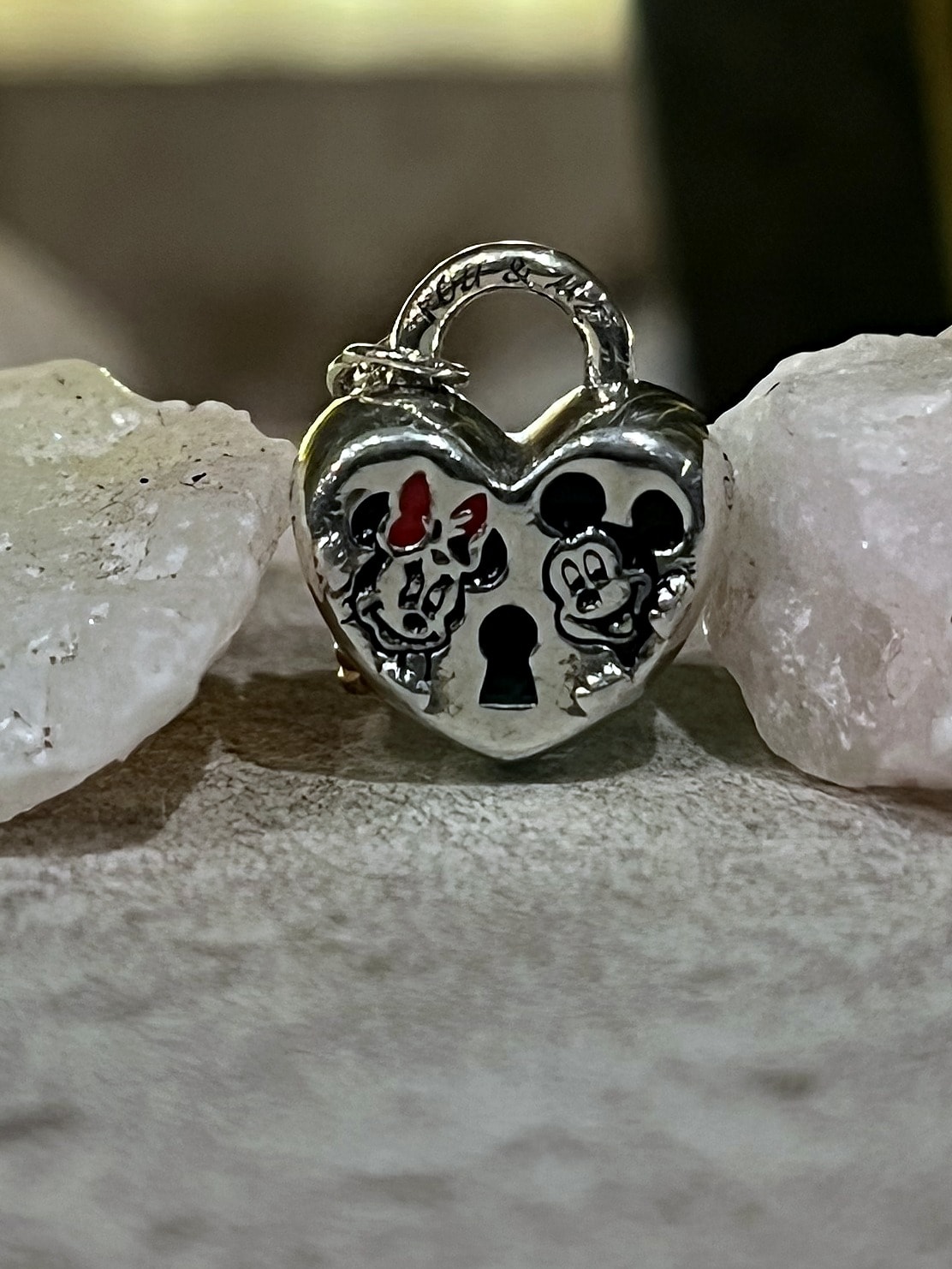 Charm candado Mickey y Minnie — foto 2