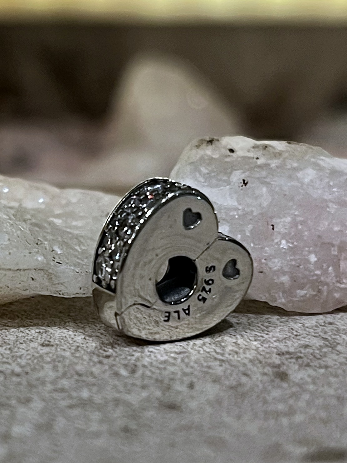 Clip corazón pavé — foto 2