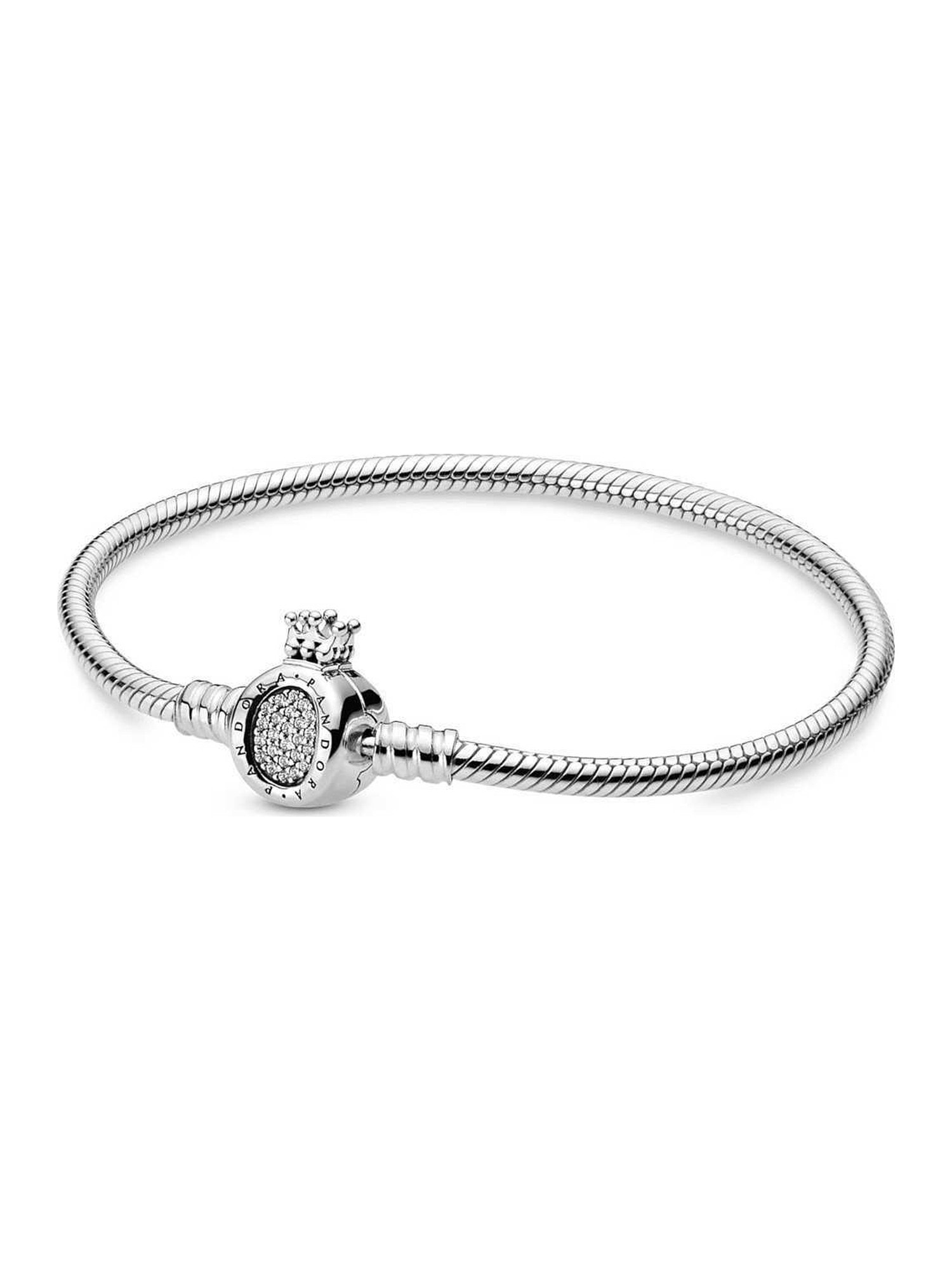 Pulsera broche corona O — 16 cm